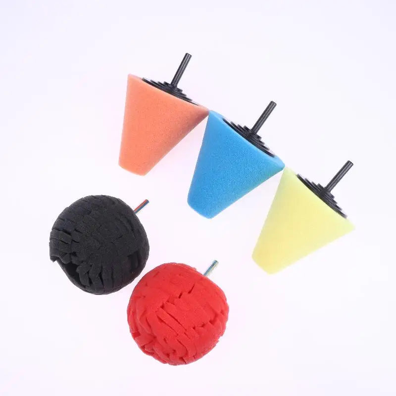 Hub Polishing Sponge Kit – 2 Conical Grinding Heads for Wheels