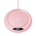 USB Electric Beverage Warmer with 3 Temperature Settings Coffee Warmer Plate Coffee Cup Warmer for Coffee Milk Tea Beverage Zpaxo Pink