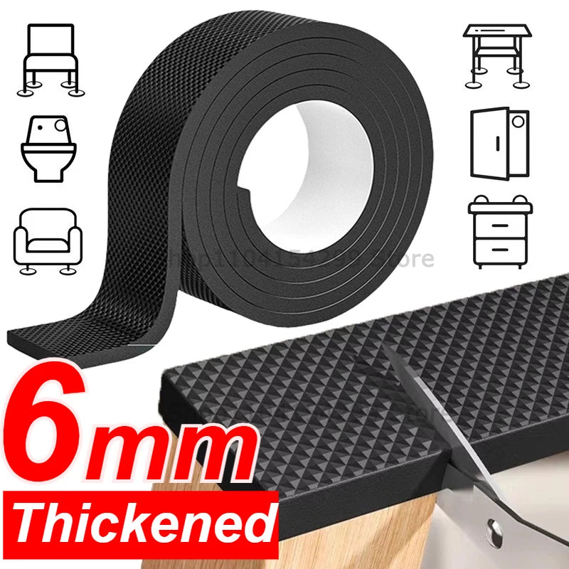 Bumper Damper Thick DIY Anti-slip Furniture Pads Mute Mats Non-Slip Pad Foot Cover Self Adhesive Table Chair Foot Protection Pad Zpaxo