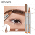 Waterproof Liquid Eyebrow Pencil 0.01mm Ultra Fine Sweat-proof Natural Eeyeliner Lying Silkworm Pen Lasting Makeup Eye Cosmetics Zpaxo 01