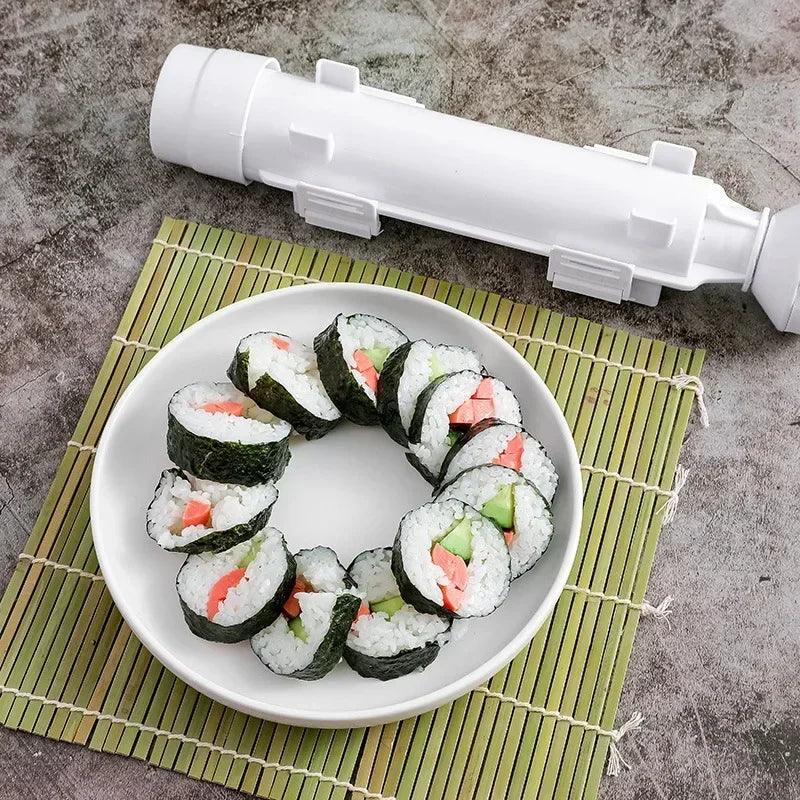 Kitchen Bento Accessories Cylinder Sushi Mold Quick Bazooka Japanese