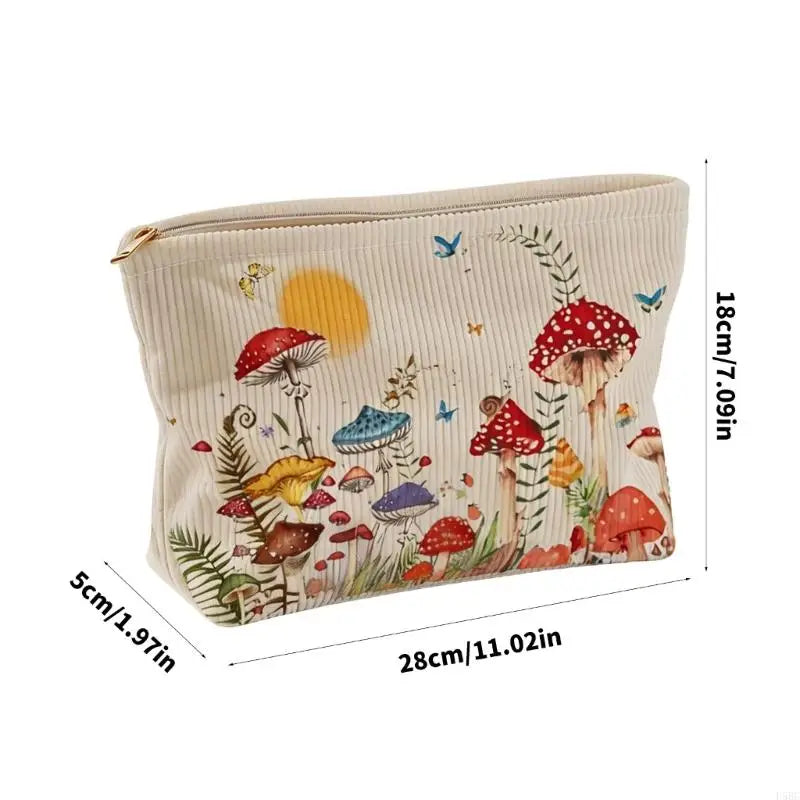 Lovely Moon Mushroom Designs Corduroy Carry All Daily Organization
