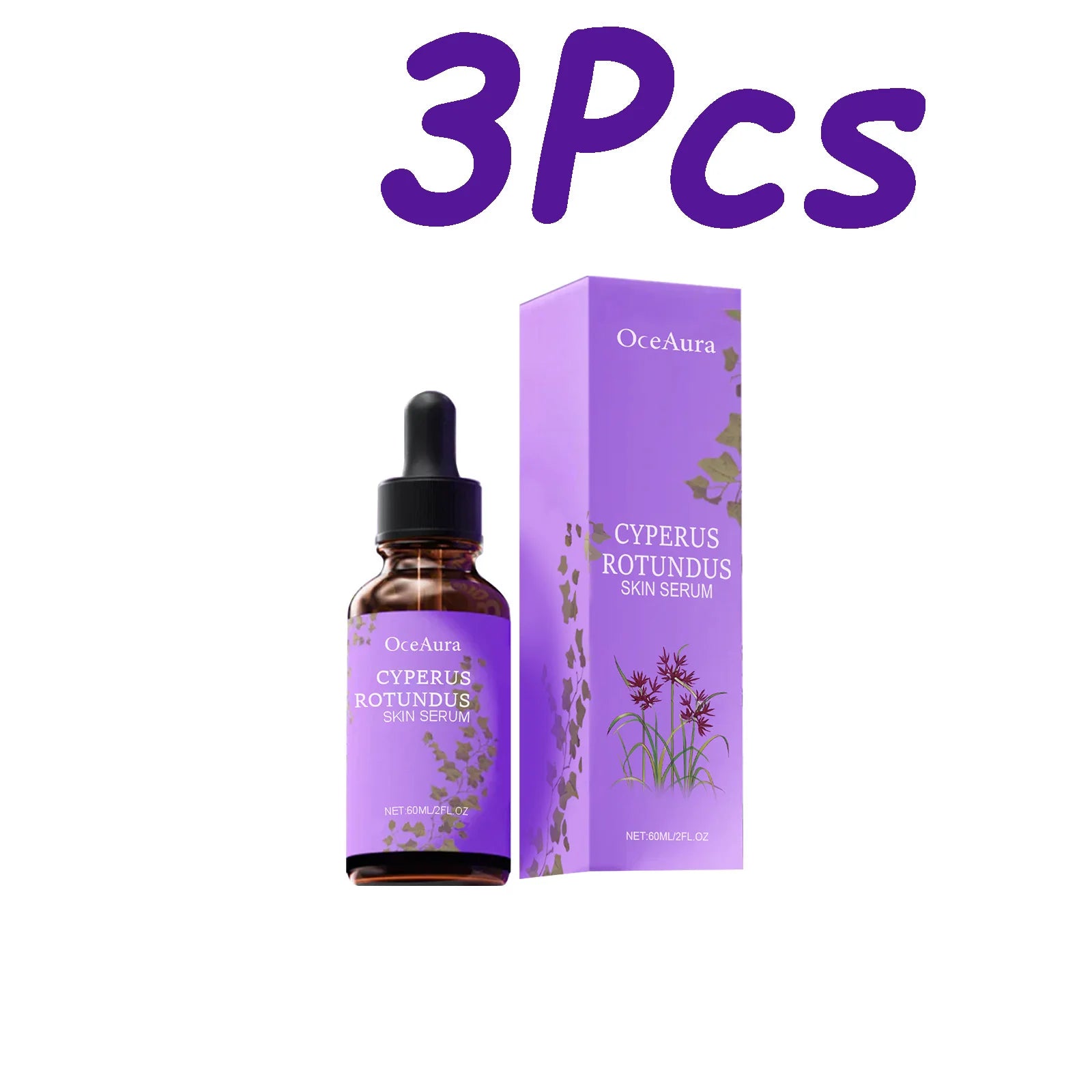 Cyperus Rotundus Skin Serum Nourishing Soothing Skin Inhibit Hair Moisturizing Refreshing Slowing Body Hair Inhibitor Oil Zpaxo 180ml Boxed