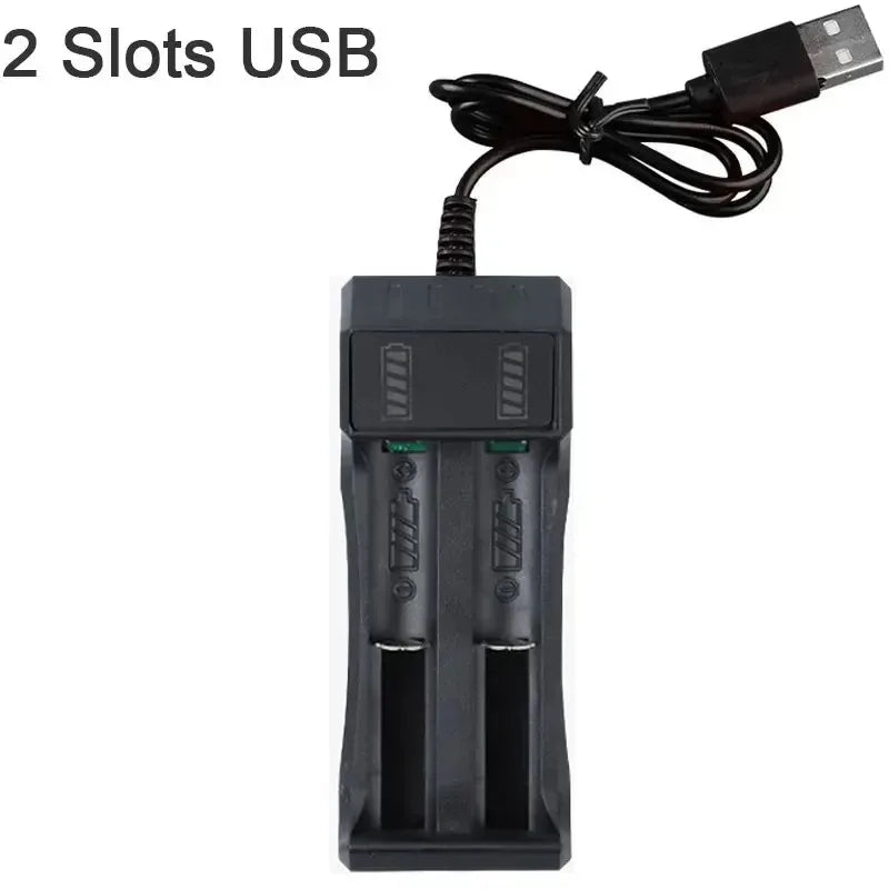 18650 Battery Charger – 1/2/4 Slot Smart Lithium Charger