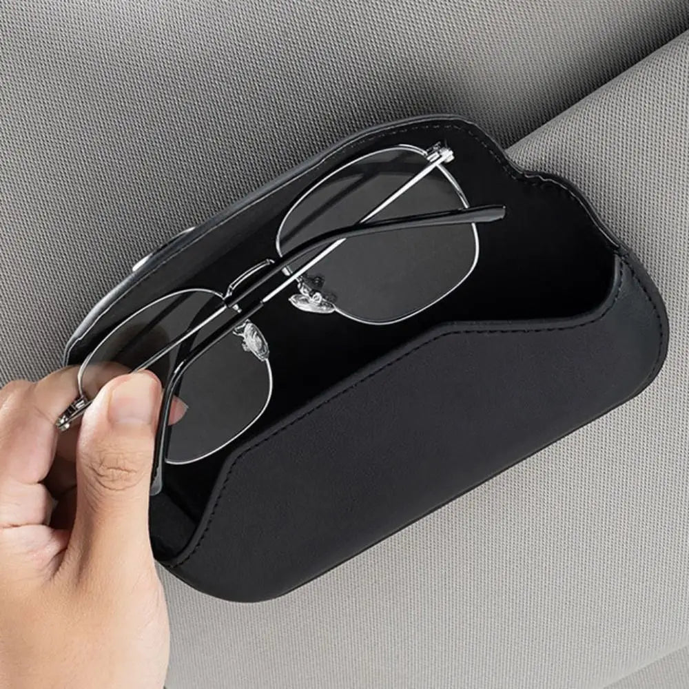 Fashion Clip-on Car Mounted Glasses Bag Convenient Magnetic Organizer Zpaxo