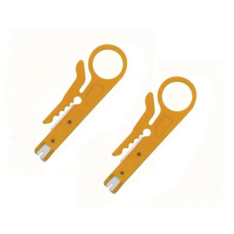 Mini Wire Stripper & Punch Down Tool for Network Cables Wire Stripper Tool Zpaxo