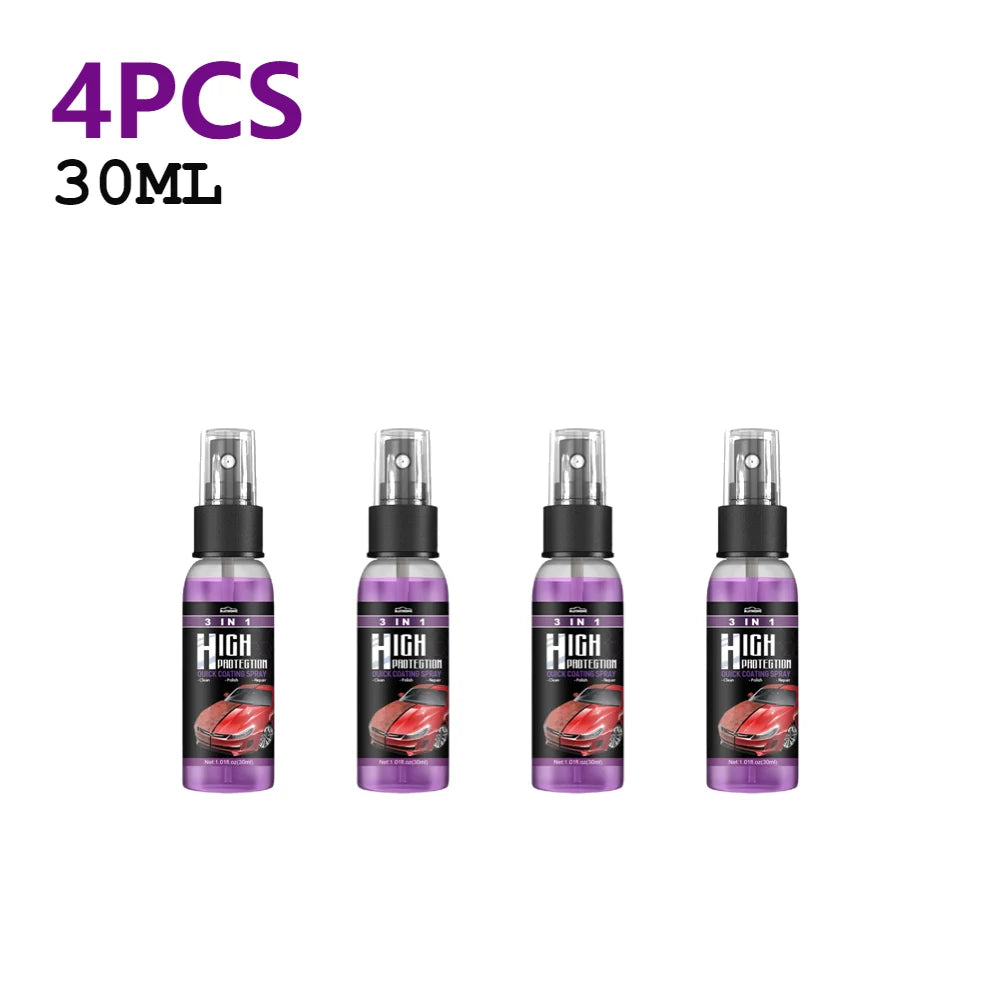 1 Car Ceramic Nano Coating Liquid Crystal Hydrophobic Layer Polishing Zpaxo 30ml 4PCS