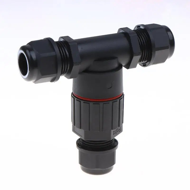 IP68 Waterproof T-Type Electrical Connector 2/3/4/5 Pin Push-In Electrical Connector Zpaxo