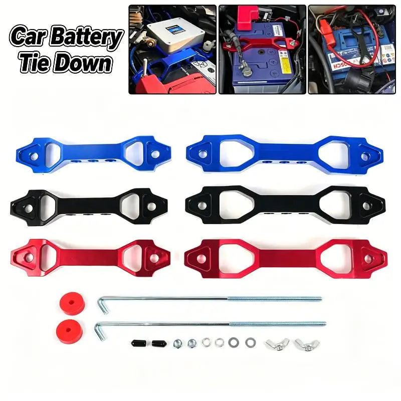 Billet Aluminum Car Battery Tie Down Bracket 140mm/190mm