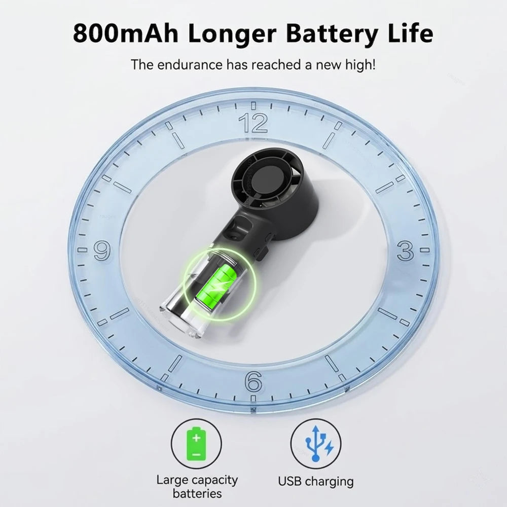Portable Handheld Fan USB Rechargeable Personal Spray Water Mist Fans