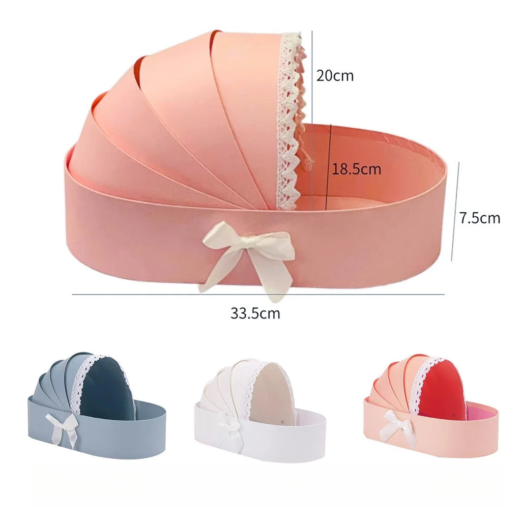 Cradle Flower Gift Box – Baby Shower, Wedding & Easter