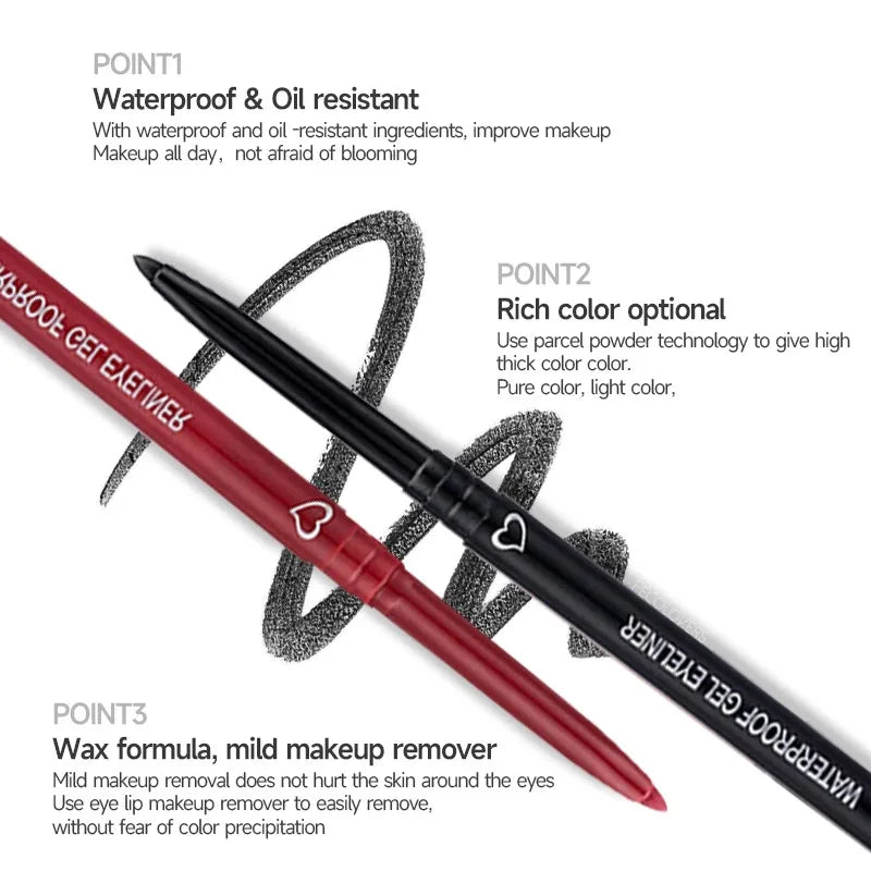 Waterproof Matte Eyeliner Pen, Quick Dry, Long-Lasting, Smooth Application, Perfect For Versatile Eye Makeup, Beauty Cosmetics Zpaxo