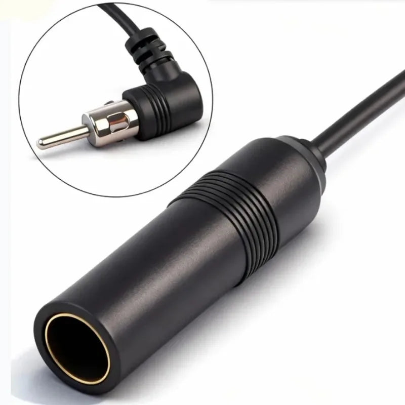 Car AM/FM Antenna Adapter – Elbow Male to Female Cable