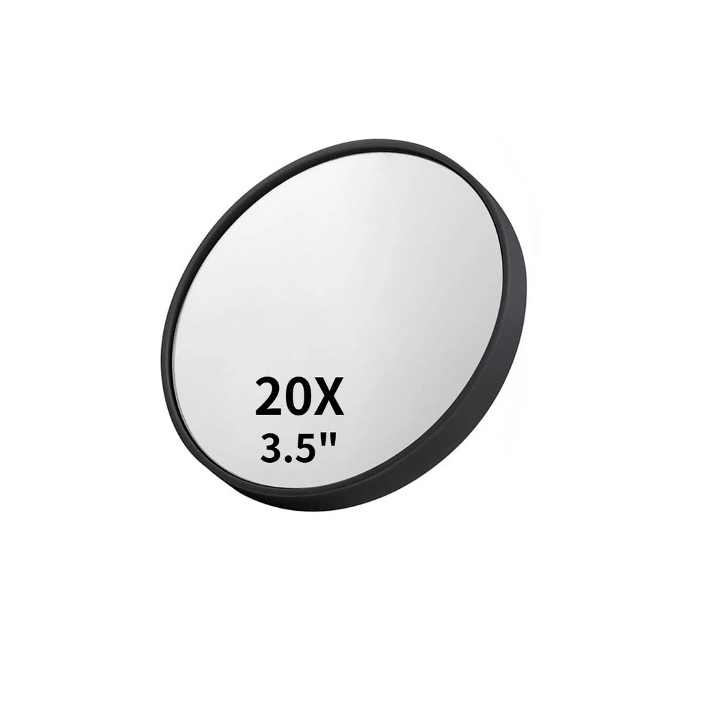 Magnifying Mirror Set 20X 30X 40X – Travel Compact Mirror & Tweezers