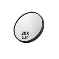 Magnifying Mirror Set 20X 30X 40X – Travel Compact Mirror & Tweezers
