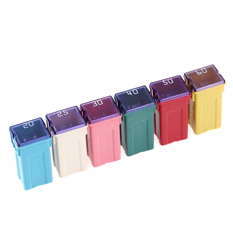 Mini Square Fuse 32V 20A 25A 30A 40A 50A60A Automotive Car Fuse With Plastic Box Zpaxo