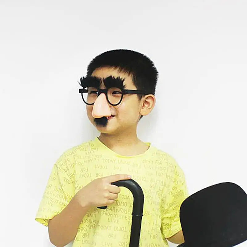 Halloween Disguise Glasses Mustache Funny Big Nose Festival Supplies