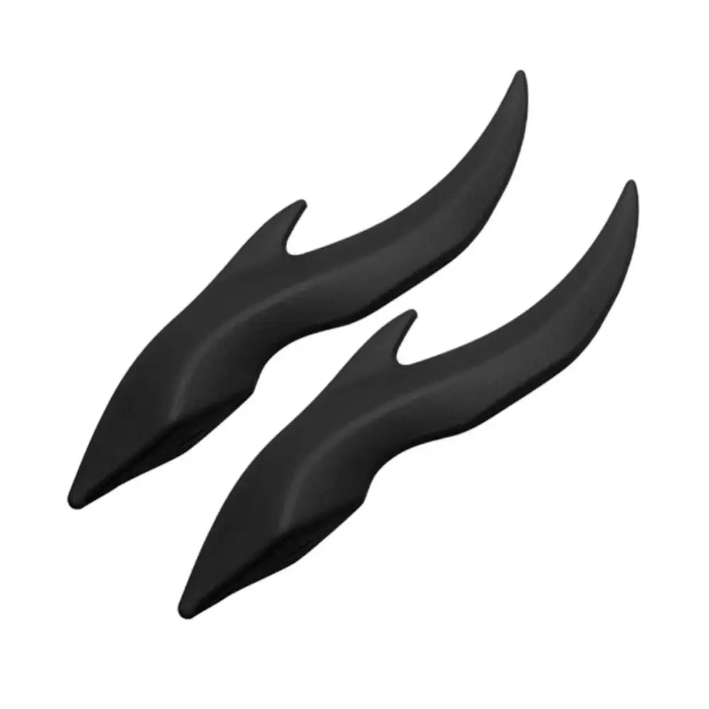 3D Stereo Dragon Horn Sticker Self-Adhesive Car Roof Decoration Universal Elasticity Silicone Fit Auto Ornaments Zpaxo