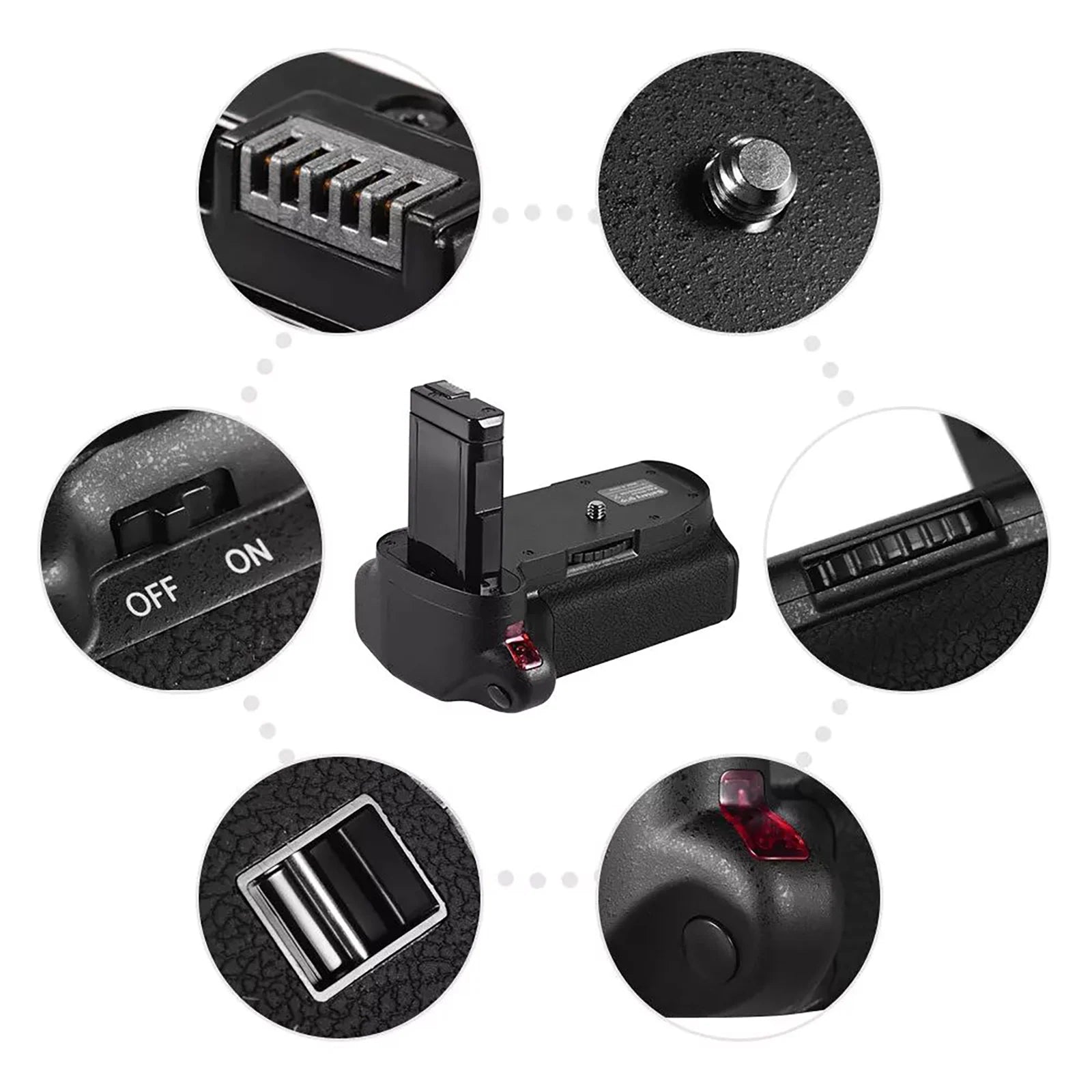 MB-D5100 Vertical Battery Grip Holder Shutter-release Button&infrared