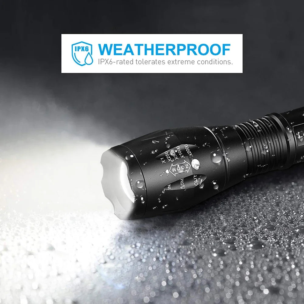 ESMARTER 1000 Lumen Zoomable LED Flashlight – 5 Modes