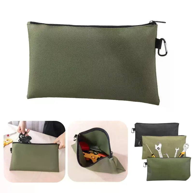 Multipurpose Storage Tool Pouches Premium Bag Zipper Carabiner Zpaxo