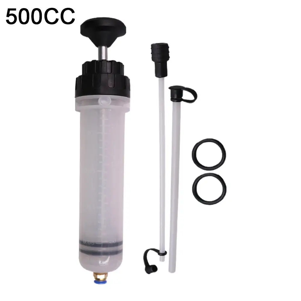 500cc Manual Car Oil Fluid Extractor Pump with Long Rubber Hose Oil Fluid Extractor Pump Zpaxo A