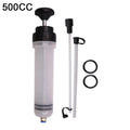 500cc Manual Car Oil Fluid Extractor Pump with Long Rubber Hose Oil Fluid Extractor Pump Zpaxo A