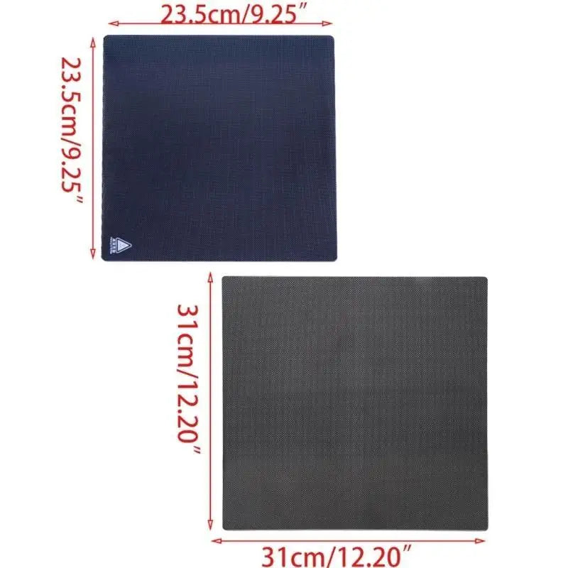 652F 3D Printer Accessories Heated Bed Carbon Crystal Silicone Glue-free Glass Plate Zpaxo