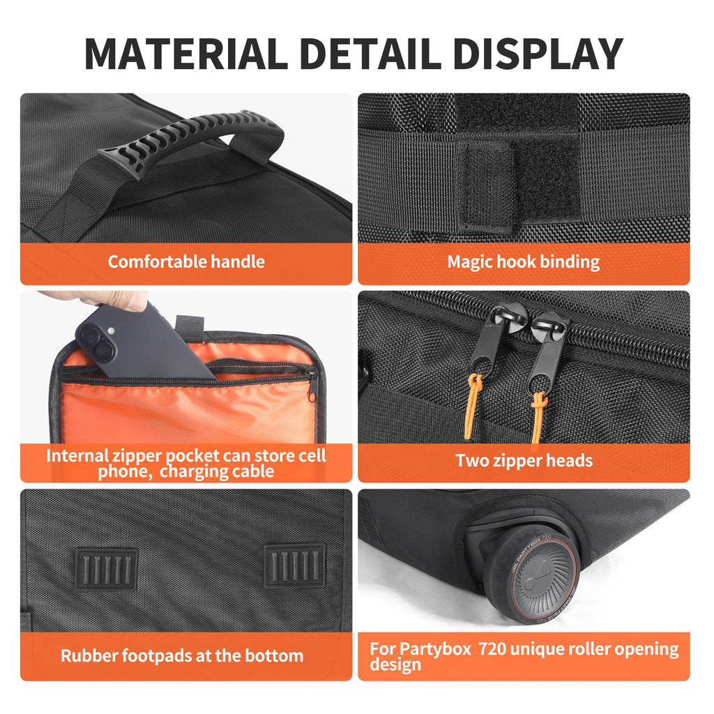 Speaker Case Without Wheels Portable Dust Cover Storage Bag
