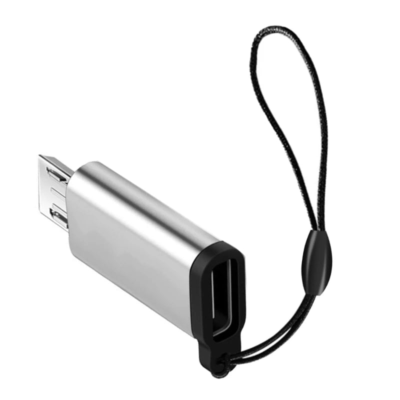 Cellphone Adapter Lanyard Portable USB C Micro Converter Connector