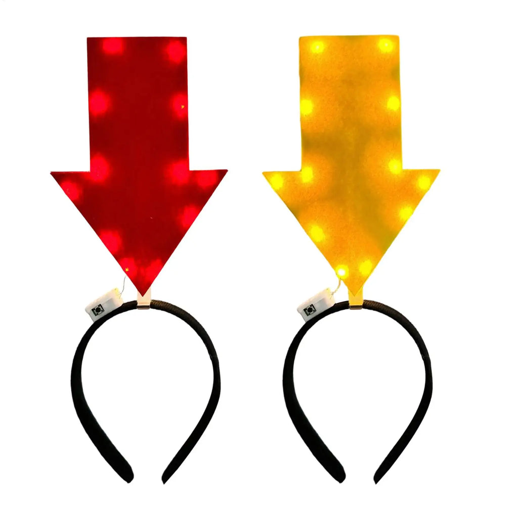 Unique Arrow Light Headband Funny Question Mark Hair Band Christmas