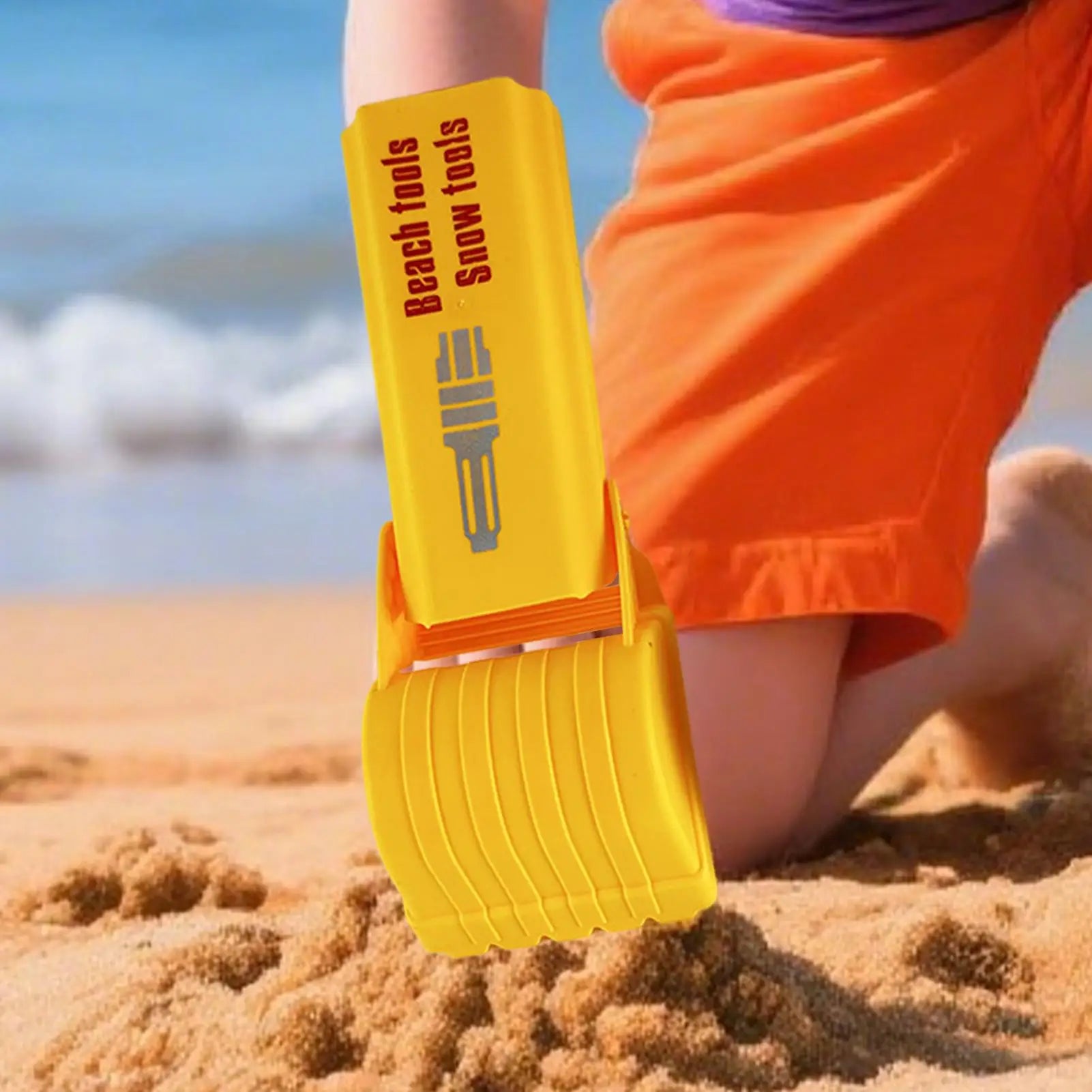 Handheld Sand Excavator Handheld Beach Sandbox Digger Toy Ergonomic Construction Shovel Snow Grabber Tool Outdoor Grip Strength Zpaxo