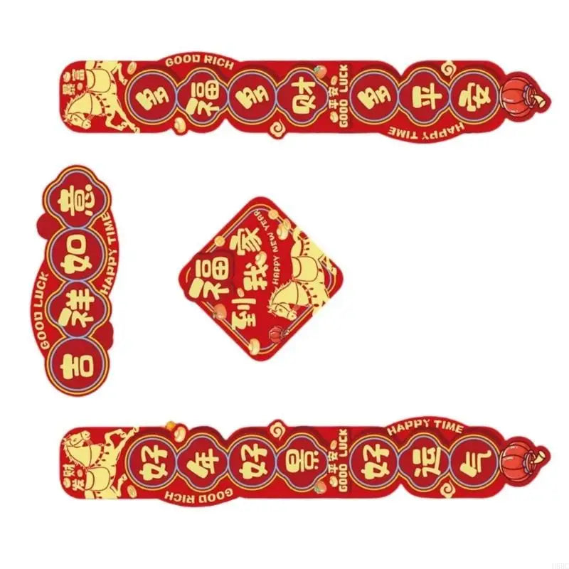 Festival 2026 Horse Red Couplets Traditional Designs Paper Year