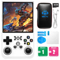 Open Source R36MAX Retro Handheld Video Game Console RK3326 Chip 64 Zpaxo White-64GB