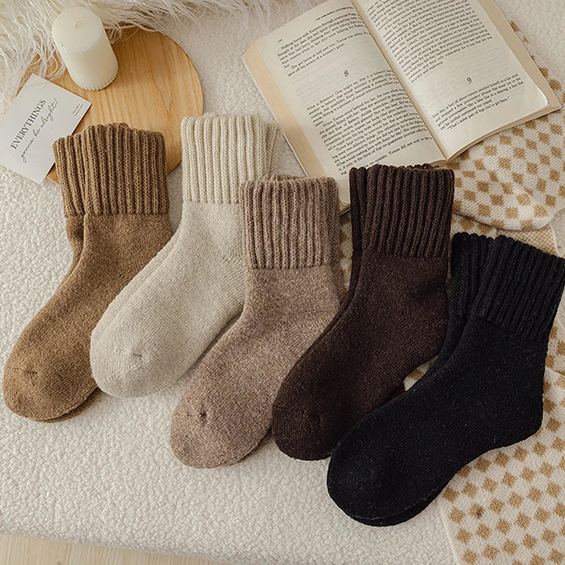 Cozy Snow Socks Women Fuzzy Thickened Warm Sleeping Stockings Winter Zpaxo