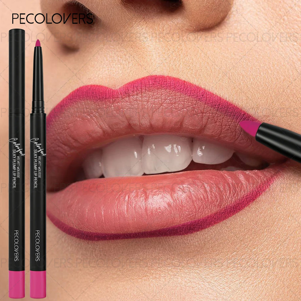 Delicate Lip Liner Pencil Soft Tint Pen Comfort Wear Casual Looks Zpaxo
