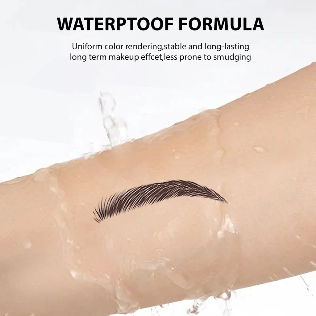 Four-pronged eyebrow pencil, claw eyebrow pencil, liquid eyebrow pencil, waterproof and long-lasting, non-smudging Zpaxo