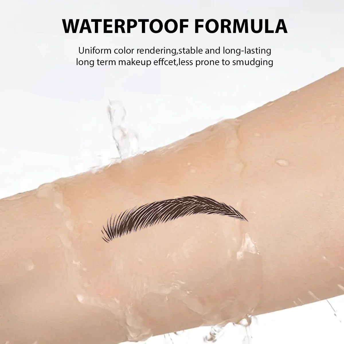 Four-pronged eyebrow pencil, claw eyebrow pencil, liquid eyebrow pencil, waterproof and long-lasting, non-smudging Zpaxo