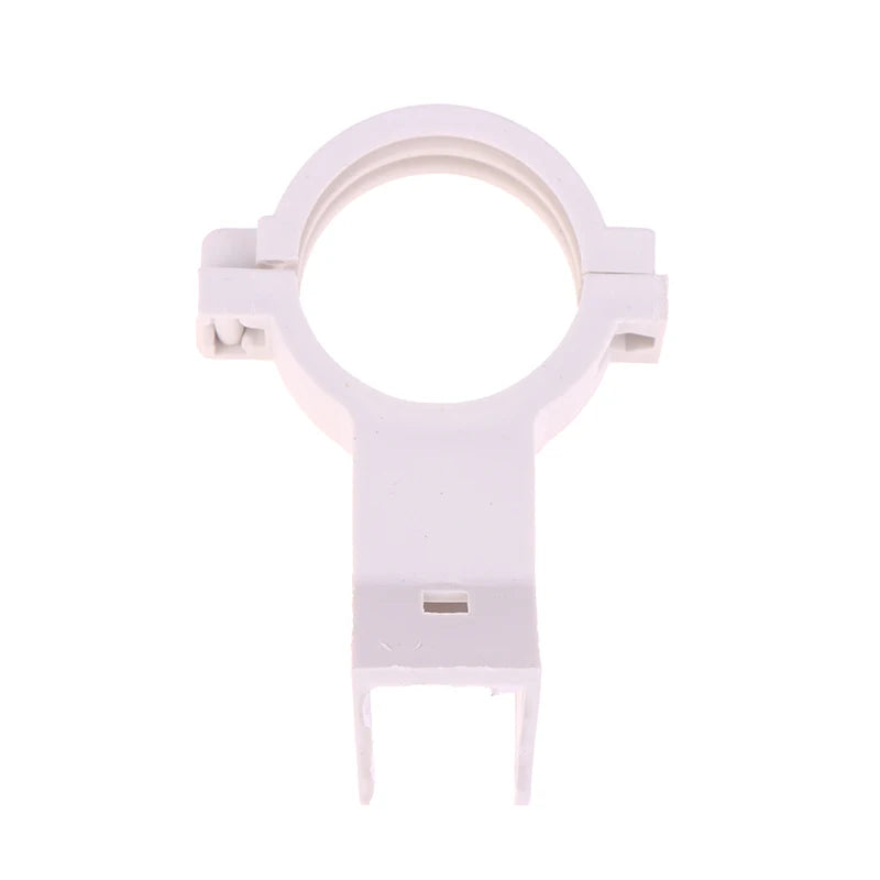 1Pcs Thickened Plastic Band LNB Holder For Satellite Dishes 20Mm Plastic Bracket, Weatherproof For Multiple Dish Sizes Zpaxo White
