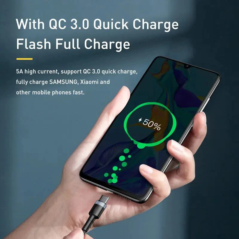 120W Fast Charger PD Quick Charging USB C Cable Iphone 15 Max Samsung