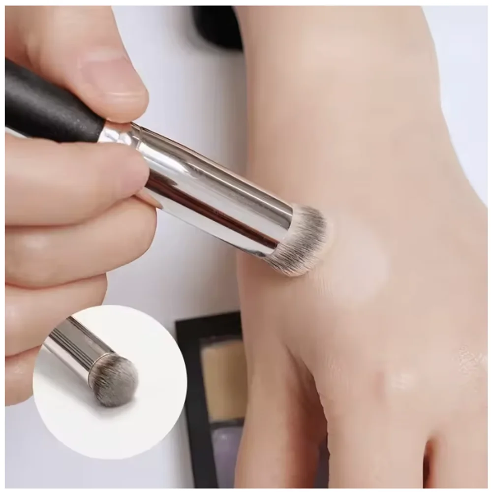 Foundation Concealer Brush Premium Contour Blusher Brushes Flawless Under Eye Dense Face Makeup Brush For Blending Zpaxo