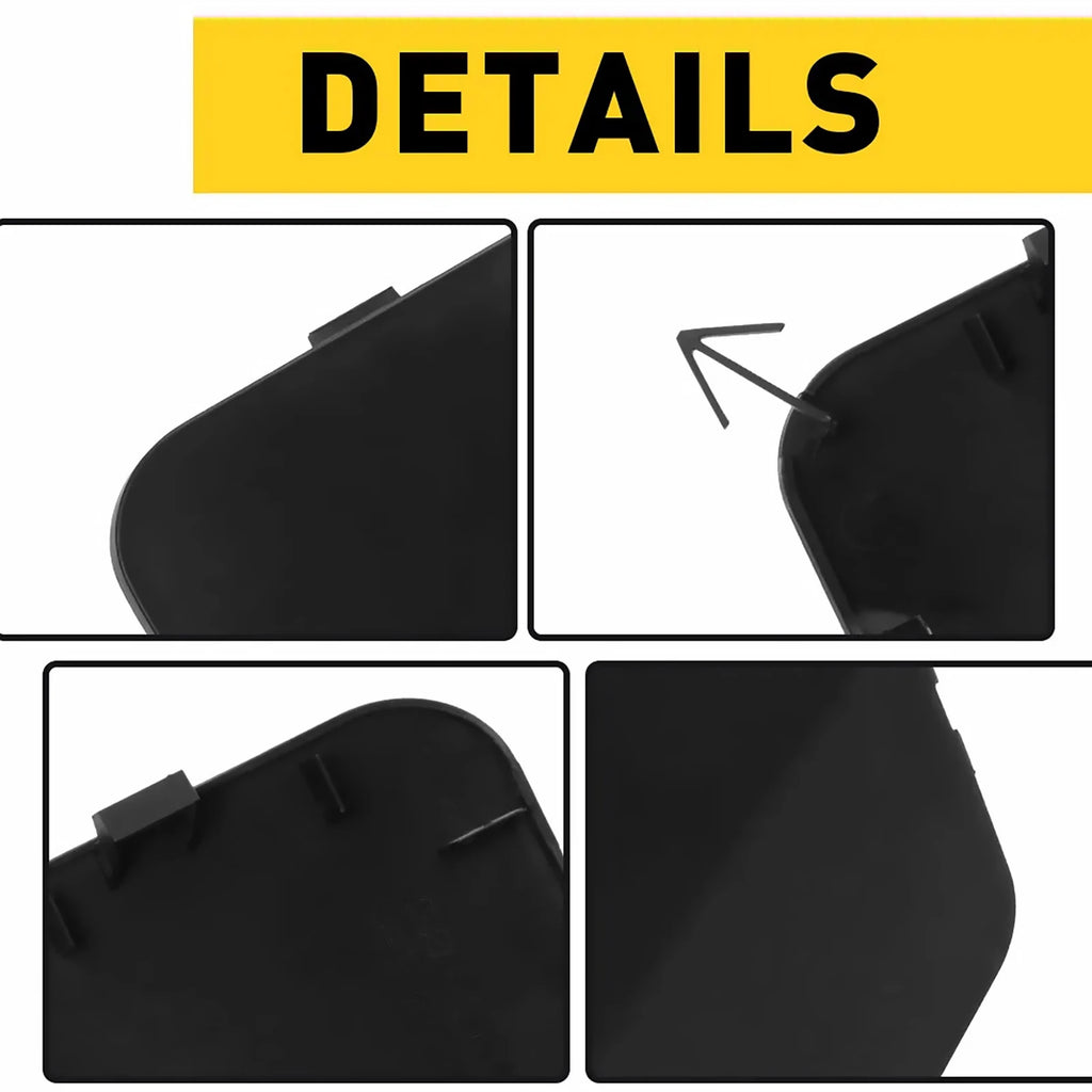 Black Plastic Front Bumper Tow Hook Eye Cover Cap 622A0-3KA0A
