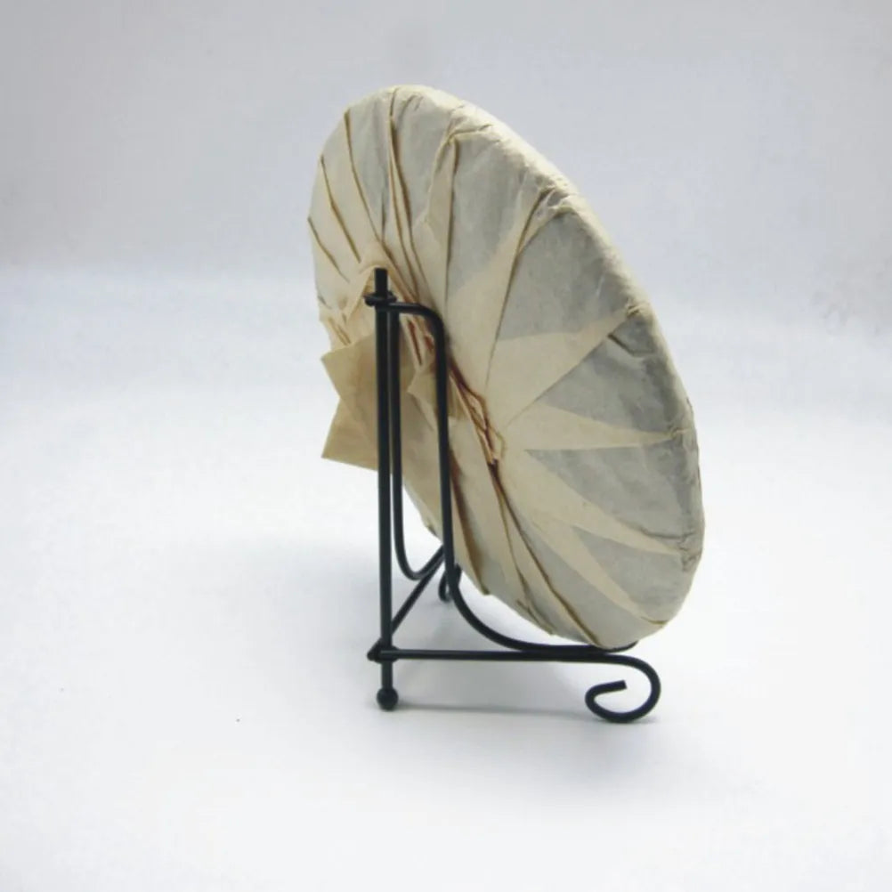 Black Wrought Iron Dish Holder Plate Display Stand Modern Bending Leg