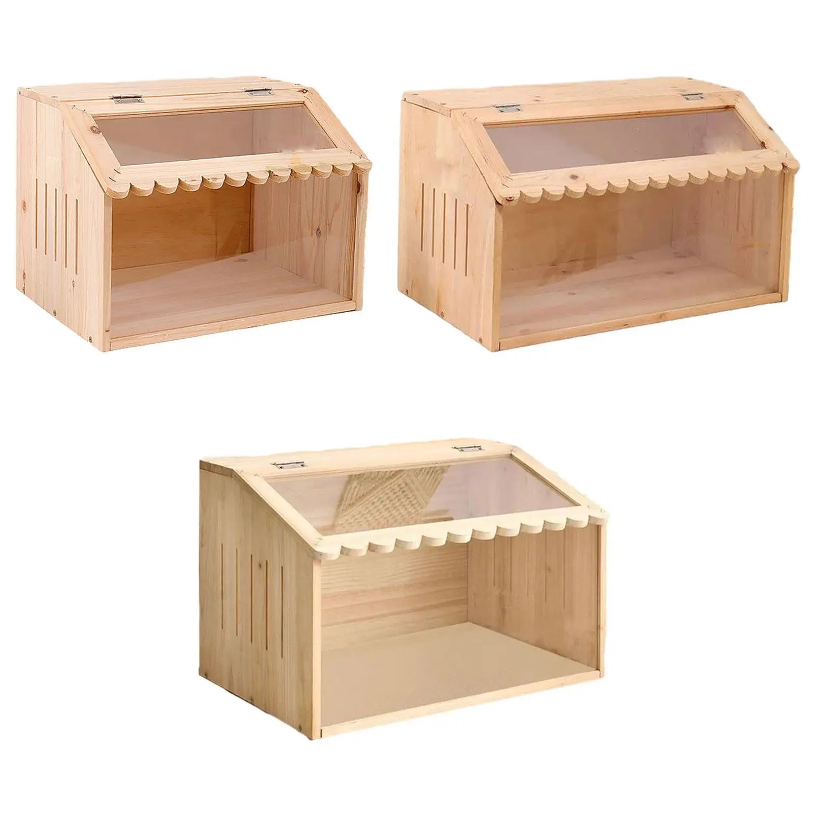 Wooden Brooder Box for Chicks, Quail & Small Pets – 3 Sizes Wooden Brooder Box Zpaxo