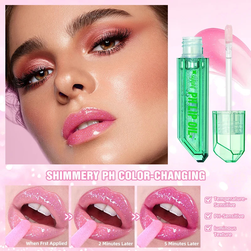 Moisturizing Lip Oil Refreshing Non Greasy Easy Apply Warm Changing