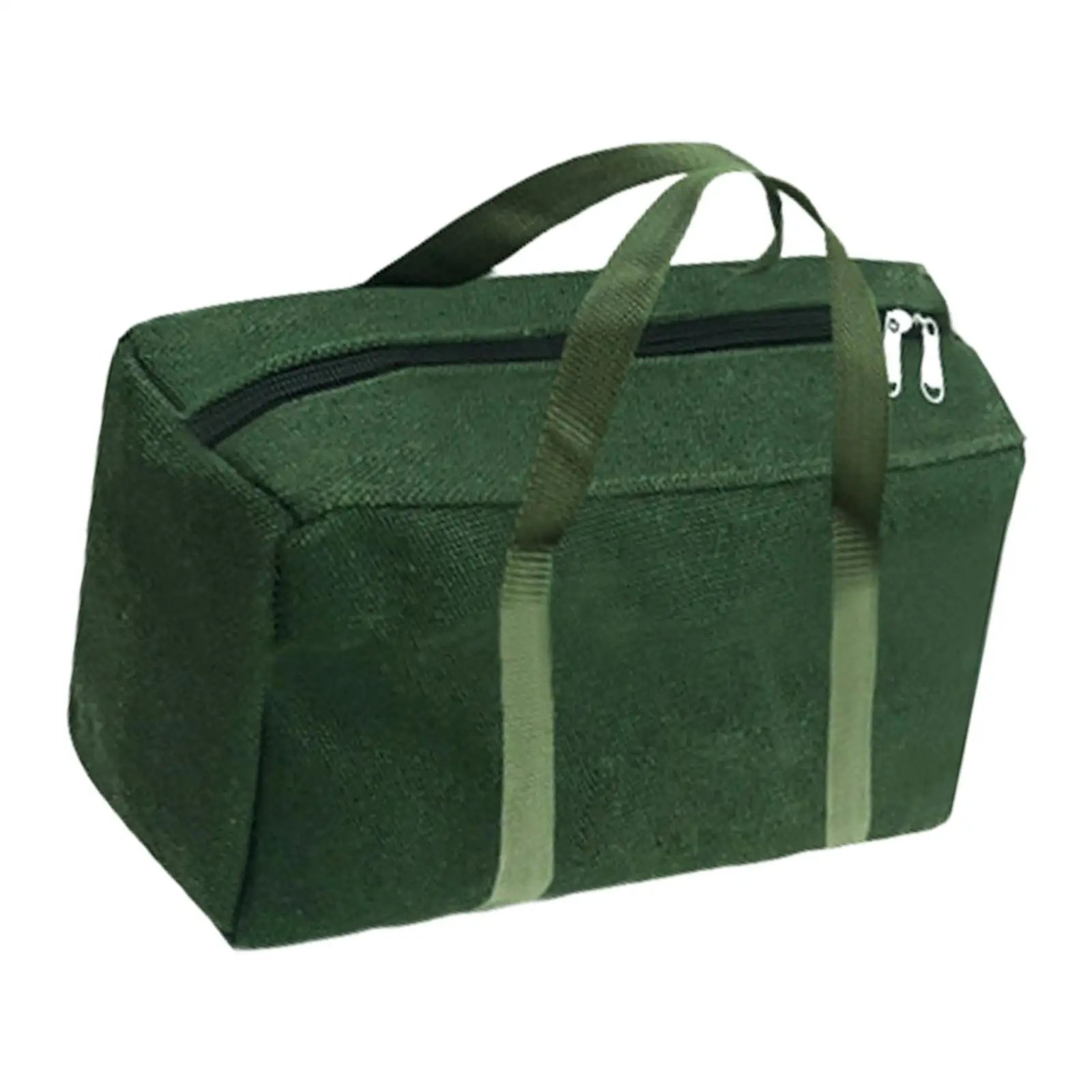 Rectangle Tool Bag Canvas Utility Tote Tool Organizer Waterproof Multifunctional for Storing Wrenches Pliers Lightweight Zpaxo 50x30x25cm