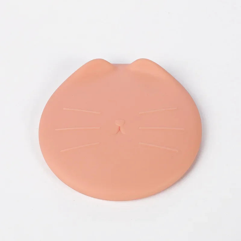 1pc/1set Pet Canned Spoon 3 in 1 Universal Sealing Lids Feeding Stirring Long Handle Cat Scoop Pet Feeding Tableware Accessories Zpaxo Pink Can Lid