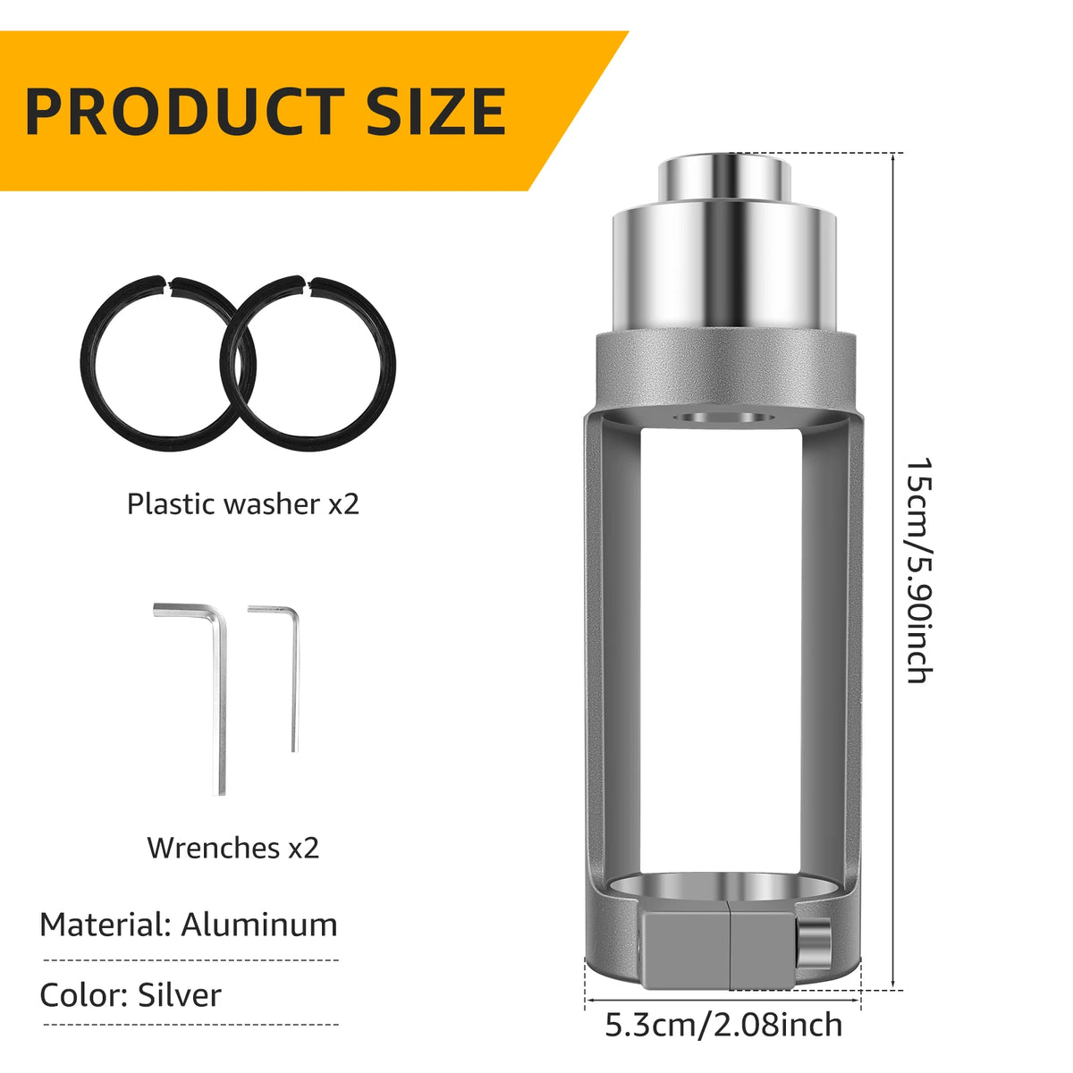 Square Hole Drill Fixed Bracket Cast Aluminum Professional Precise Woodworking Tool Durable Drill Bit for Hand Electric Drill Zpaxo Adapter kit