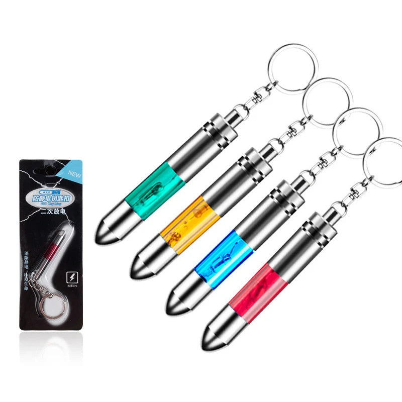Anti-Static Keychain Car Static Discharger – Portable & Compact