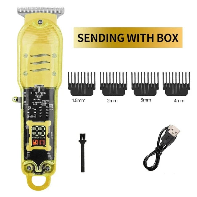2026 Hot-selling Wireless Charging Hair Clipper Professional Scissors